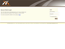 Tablet Screenshot of client.advantagereserve.com